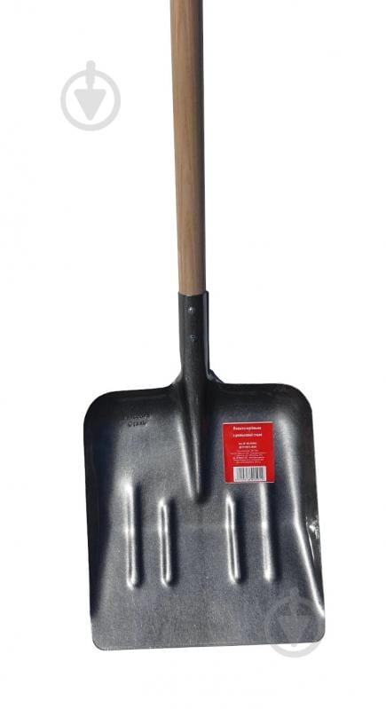 Лопата Лев угольная с рельсовой стали - фото 2