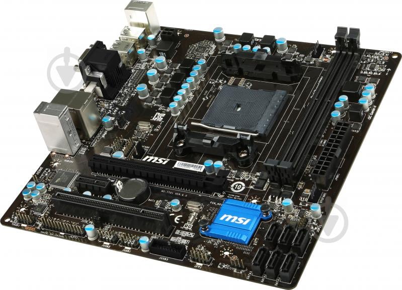 Материнська плата MSI A88XM-E35 V2 (Socket FM2+, AMD A88X, mirco ATX) - фото 3