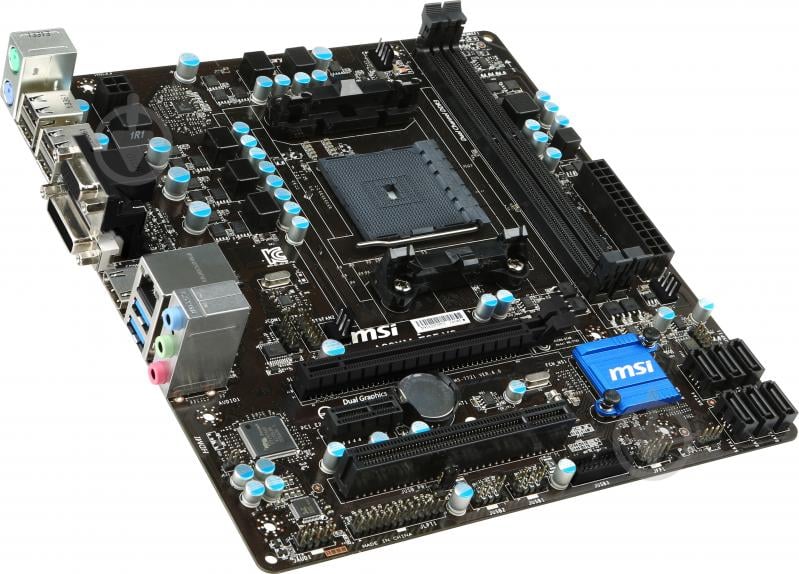 Материнська плата MSI A88XM-E35 V2 (Socket FM2+, AMD A88X, mirco ATX) - фото 2