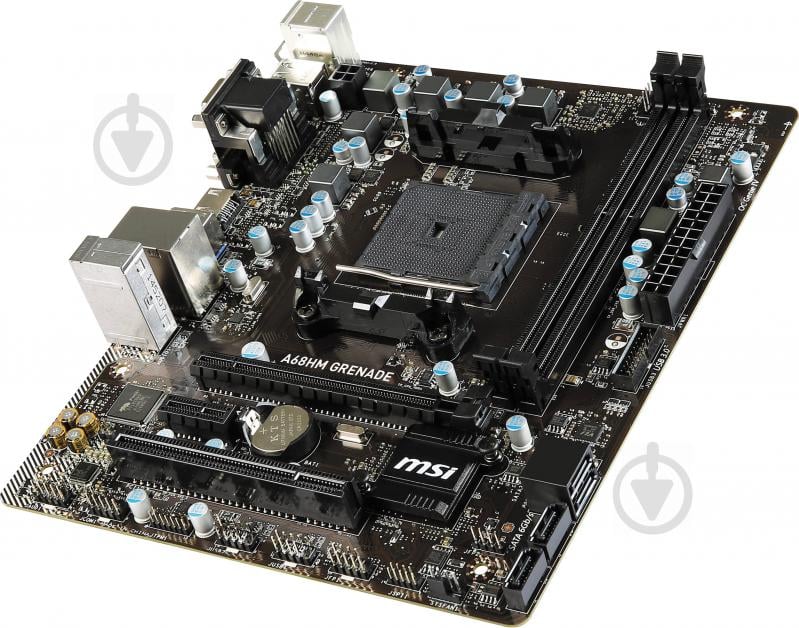 Материнская плата MSI A68HM GRENADE (Socket FM2+, AMD A68H, mirco ATX) - фото 3