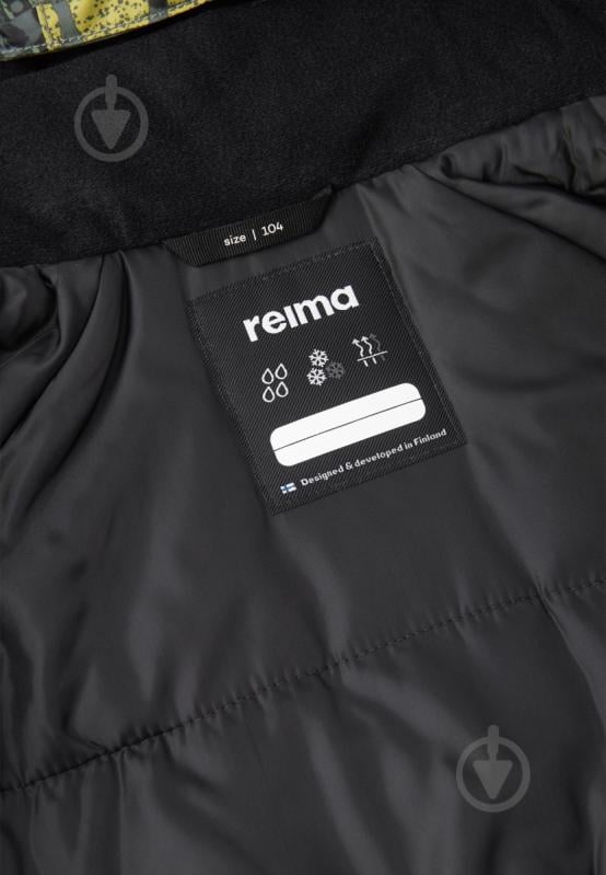 Куртка дитяча для хлопчика Reima Reimatec Nappaa Pro+ р.116 темно-зелений 521613A-8512 - фото 3