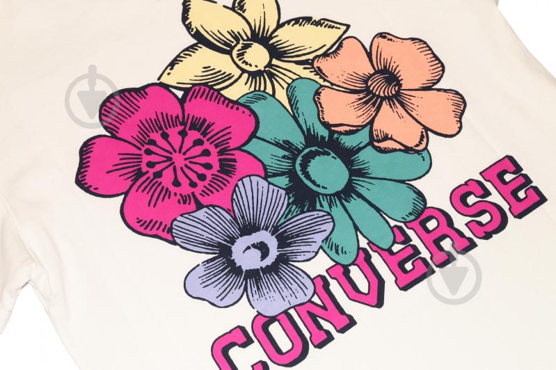 Футболка Converse FLOWER RELAXED TEE 10022749-102 р.XS белый - фото 3