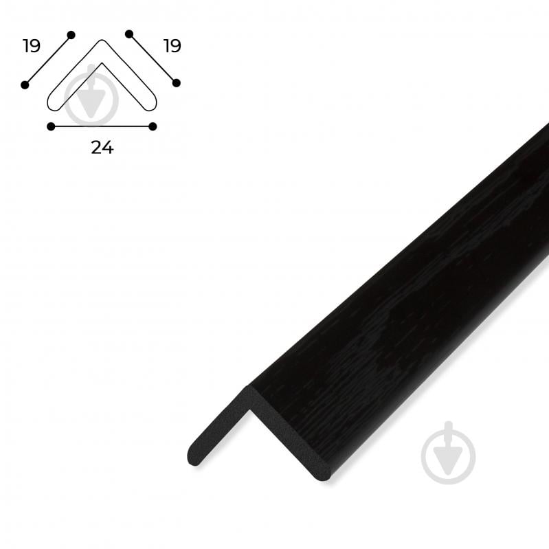 Уголок MARCO decor 1919-281-К черное дерево 19х19х2900 мм - фото 2