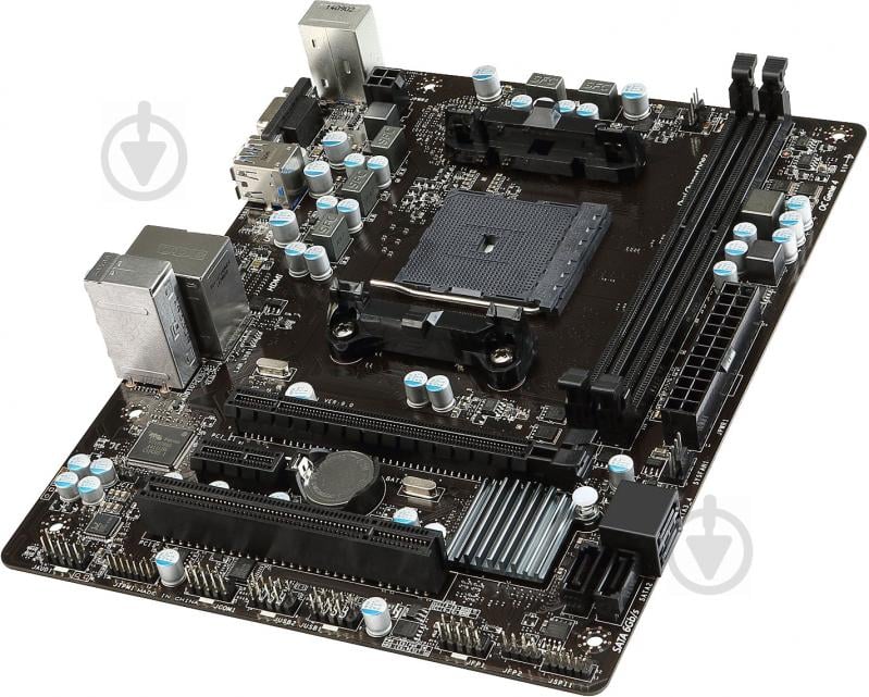 Материнська плата MSI A68HM-E33 V2 (Socket FM2+, AMD A68H, mirco ATX) - фото 3