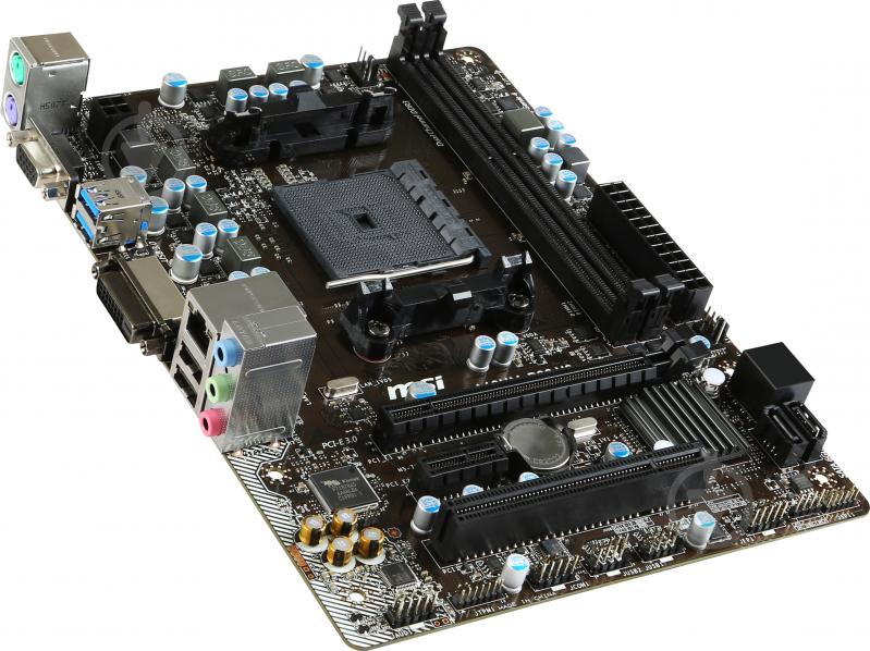 Материнська плата MSI A68HM-P33 V2 (Socket FM2+, AMD A68H, mirco ATX) - фото 2