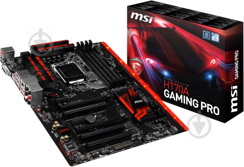 Материнська плата MSI H170A GAMING PRO (Socket 1151, Intel H170, ATX) - фото 5