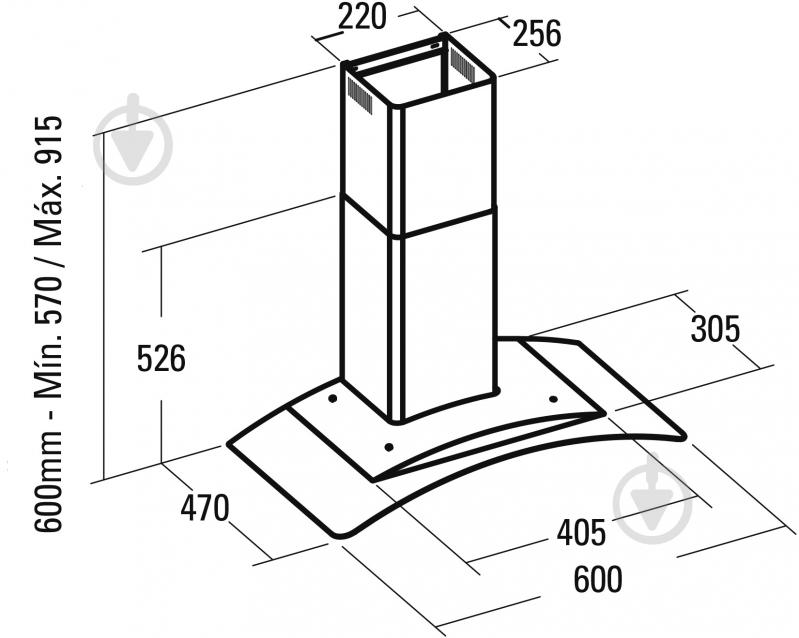 Витяжка Cata C-600 GLASS /B - фото 10