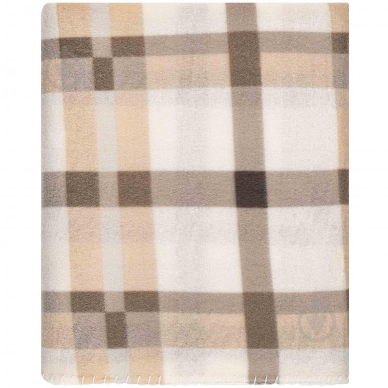 Плед Fleece в клітинку ART0711PB 130x160 см бежевий ARDESTO - фото 10