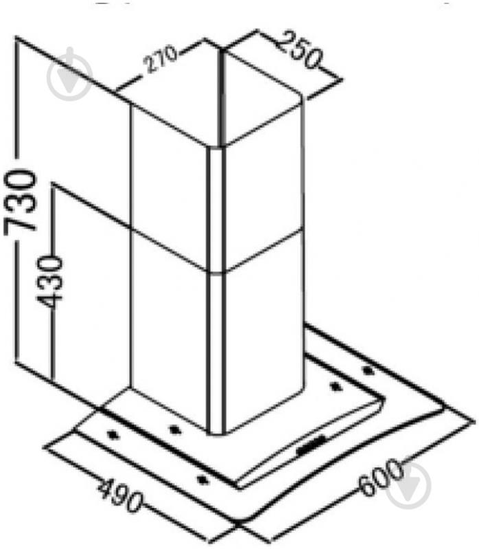 Вытяжка Pyramida BH 60 BLACK - фото 8 Вытяжка Pyramida BH 60 BLACK - фото 8