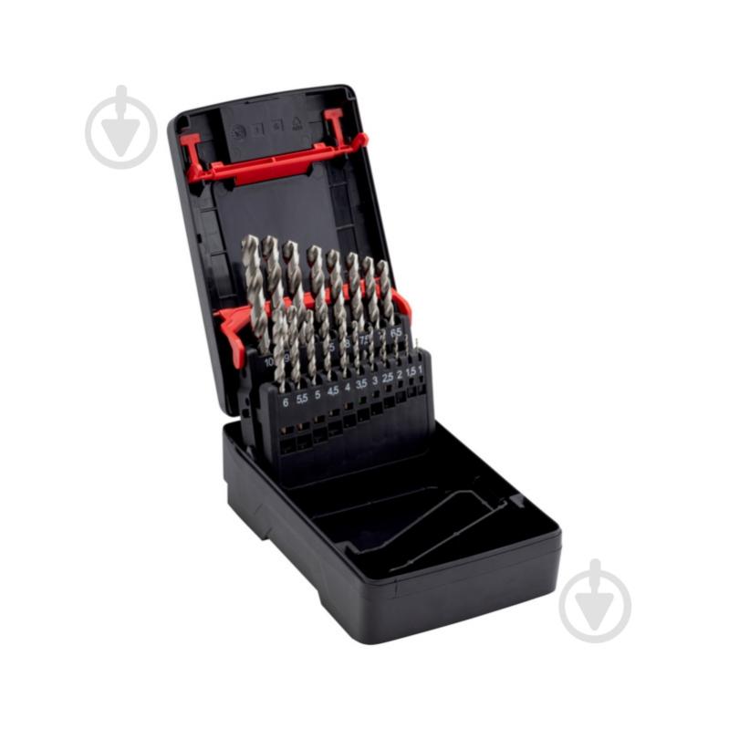 Набор сверл WURTH HSS (1-10 мм) х 0,5 19 шт. 0626000019 - фото 1