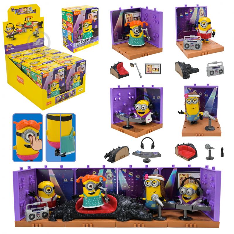 ᐉ Фігурка-конструктор Blokees Minions серія 2 (4 види) 74855