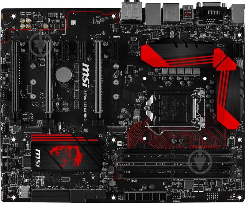 Материнська плата MSI Z170A-G45 GAMING (Socket 1151, Intel Z170, ATX) - фото 1