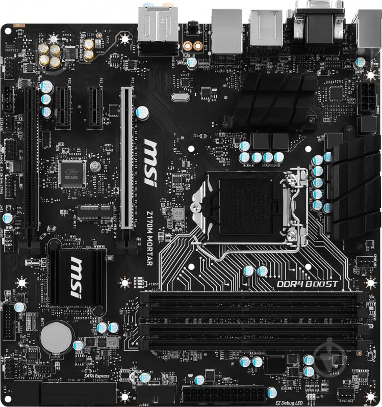 Материнська плата MSI Z170M MORTAR (Socket 1151, Intel Z170, mirco ATX) - фото 1