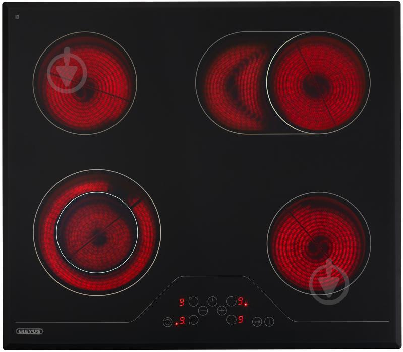 Варильна поверхня електрична Eleyus OLIVIA 60 BL V - фото 1
