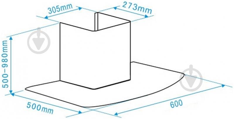 Вытяжка Interline SKY X/V A/60 EB - фото 4