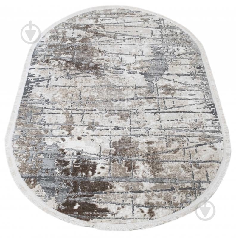 Ковер Karmen Carpet GALYA PLUS S3802A GREY/GREY 80x150 см O - фото 2