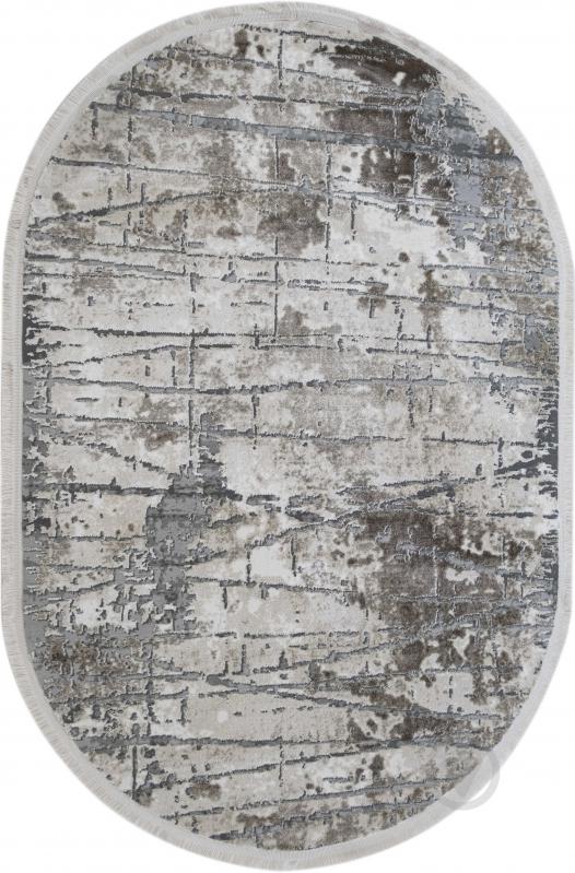 Ковер Karmen Carpet GALYA PLUS S3802A GREY/GREY 80x150 см O - фото 1