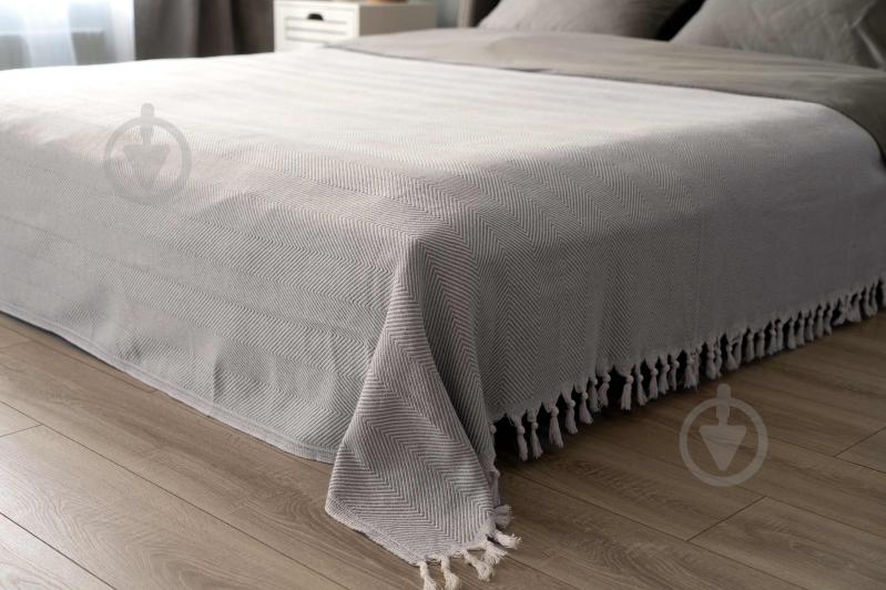 Плед Summer 140x190 см серый Ardesto - фото 3 Плед Summer 140x190 см серый Ardesto - фото 3