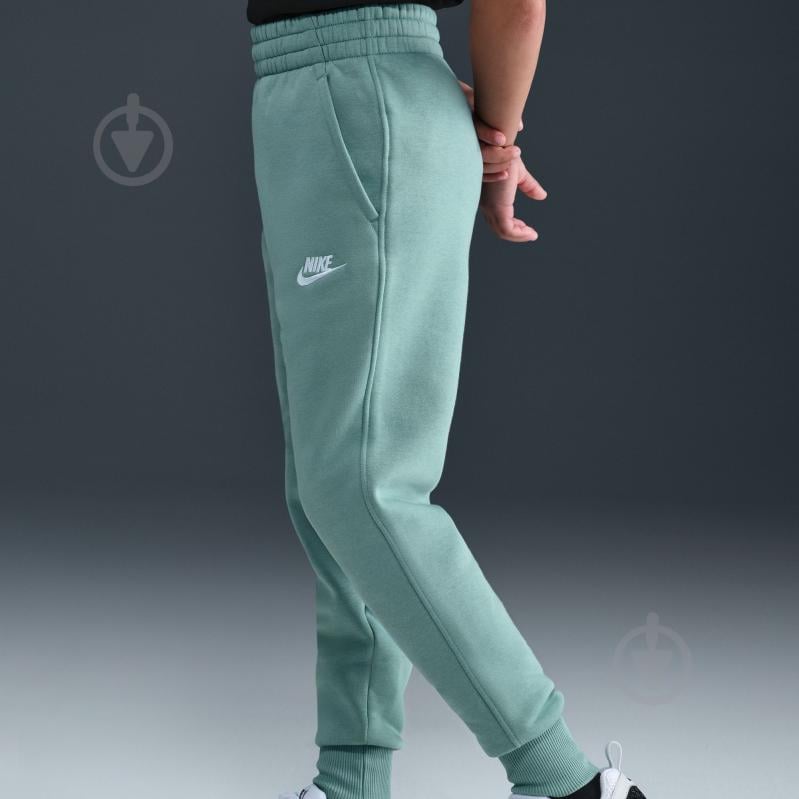 Брюки Nike G NSW CLUB FLC HR FTD PNT LBR FD2921-017 р. L зеленый - фото 10