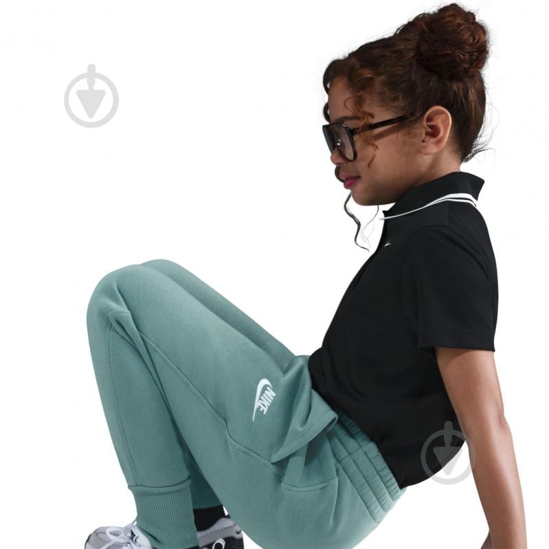 Брюки Nike G NSW CLUB FLC HR FTD PNT LBR FD2921-017 р. L зеленый - фото 6