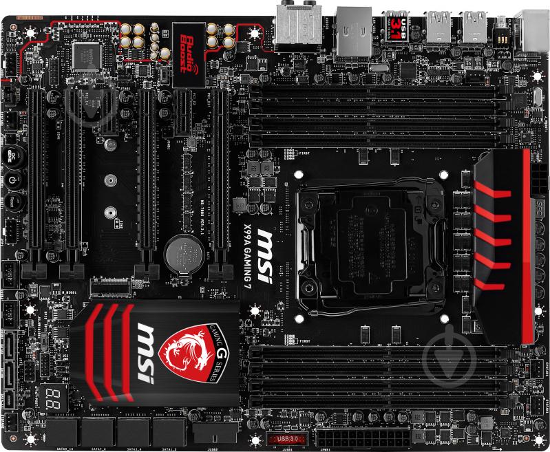 Материнская плата MSI X99A GAMING 7 (Socket 2011-3, Intel X99, ATX) - фото 1