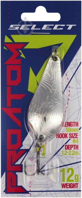 Блесна Select 12 г ProAtom 59 мм #01 - фото 2 Блесна Select 12 г ProAtom 59 мм #01 - фото 2