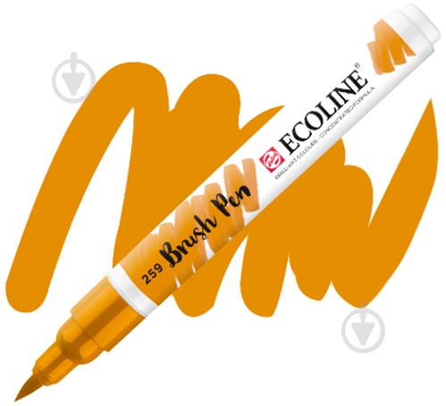Маркер акварельний Ecoline Talens Brushpen 259 11502590 жовтий пісочний - фото 1 Маркер акварельний Ecoline Talens Brushpen 259 11502590 жовтий пісочний - фото 1