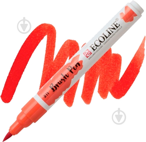 Маркер акварельний Ecoline Talens Brushpen 311 11503110 кіновар - фото 1 Маркер акварельний Ecoline Talens Brushpen 311 11503110 кіновар - фото 1