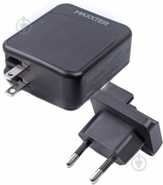 Зарядное устройство Maxxter WC-PD65W-01 2x USB-C 1х USB-A - фото 2