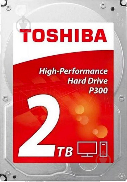 Жесткий диск TOSHIBA P300 2 ТБ 3,5" SATA (HDWD120EZSTA) - фото 1