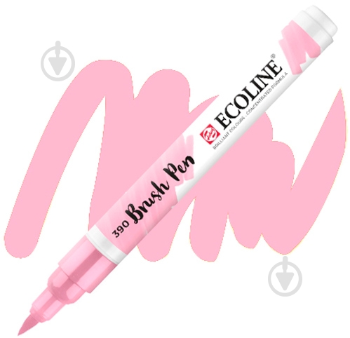 Маркер акварельний Ecoline Talens Brushpen 390 11503900 пастельно-рожевий - фото 1