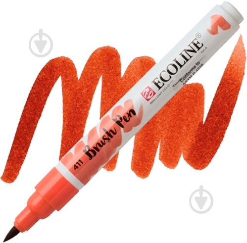 Маркер акварельный Ecoline Talens Brushpen 411 11504110 сиена жженая - фото 1 Маркер акварельный Ecoline Talens Brushpen 411 11504110 сиена жженая - фото 1