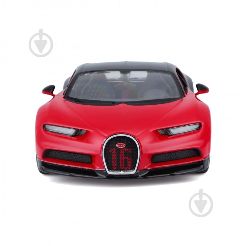 Машинка Maisto 1:24 Bugatti Chiron Sport 31524 black/red - фото 2