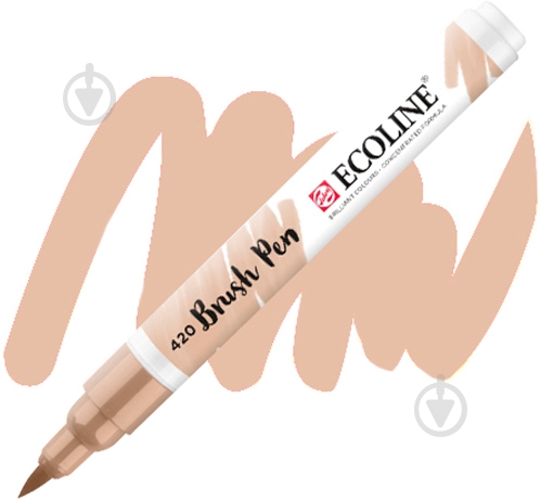 Маркер акварельний Ecoline Talens Brushpen 420 11504200 бежевий - фото 1