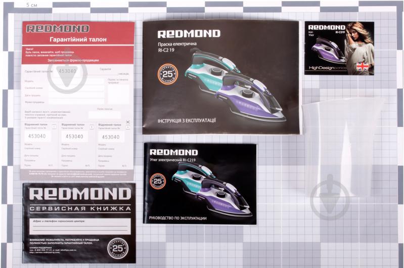 Утюг Redmond RI-C219 violet - фото 9