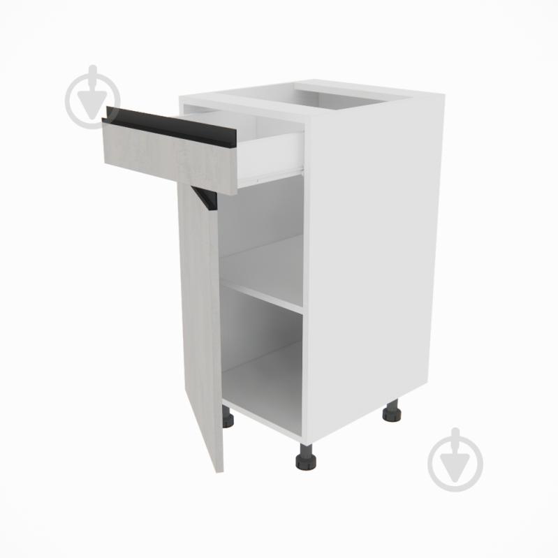 Тумба нижняя Софи (Н 40 ДШ правая) шелковый камень/белый Світ Меблів - фото 2 Тумба нижняя Софи (Н 40 ДШ правая) шелковый камень/белый Світ Меблів - фото 2