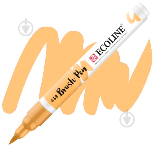 Маркер акварельный Ecoline Talens Brushpen 439 11504390 сепия светлая - фото 1 Маркер акварельный Ecoline Talens Brushpen 439 11504390 сепия светлая - фото 1