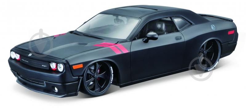 Машинка Maisto 1:24 Dodge Challenger SRT8 32529 black - фото 1