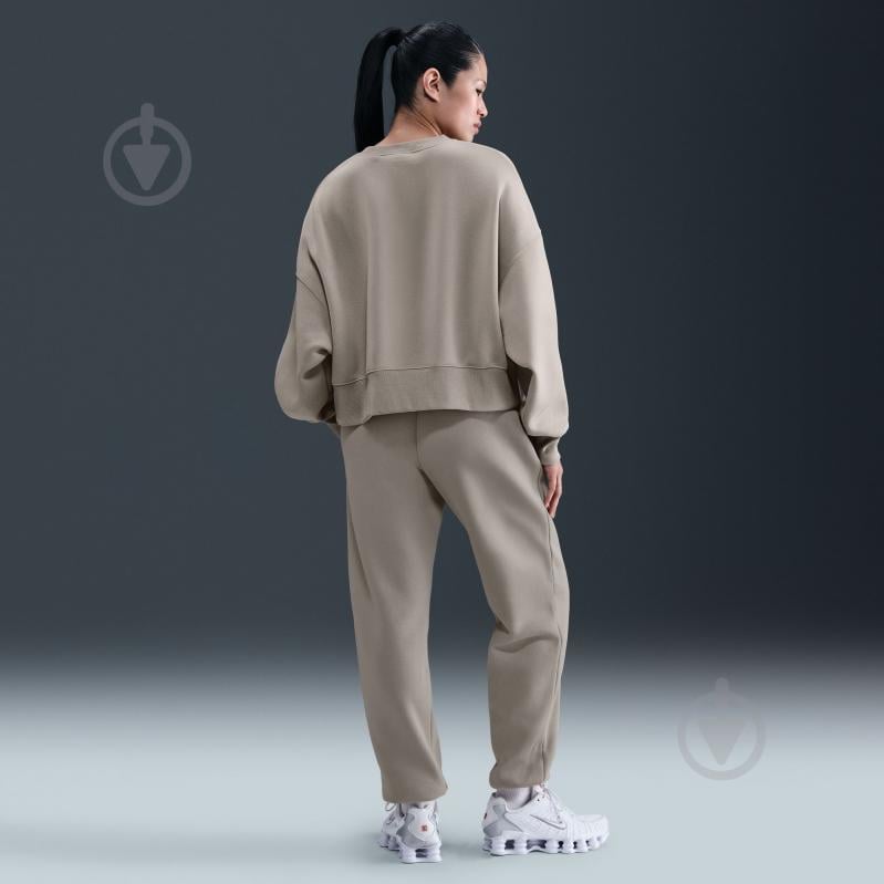 Штани Nike W NSW PHNX FLC HR OS PANT 2 FZ5996-009 р. M бежевий - фото 4