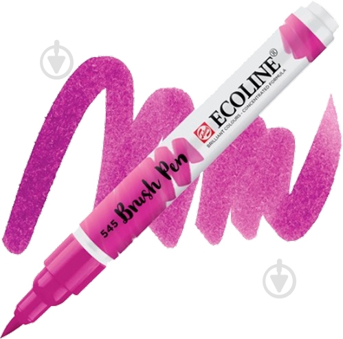 Маркер акварельный Ecoline Talens Brushpen 545 11505450 красно-фиолетовый - фото 1 Маркер акварельный Ecoline Talens Brushpen 545 11505450 красно-фиолетовый - фото 1