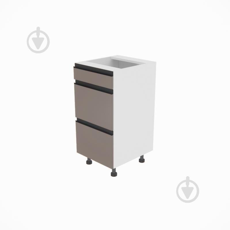 Тумба нижняя Софи (Н 40 Ш) глиняный серый/белый Світ Меблів - фото 1 Тумба нижняя Софи (Н 40 Ш) глиняный серый/белый Світ Меблів - фото 1