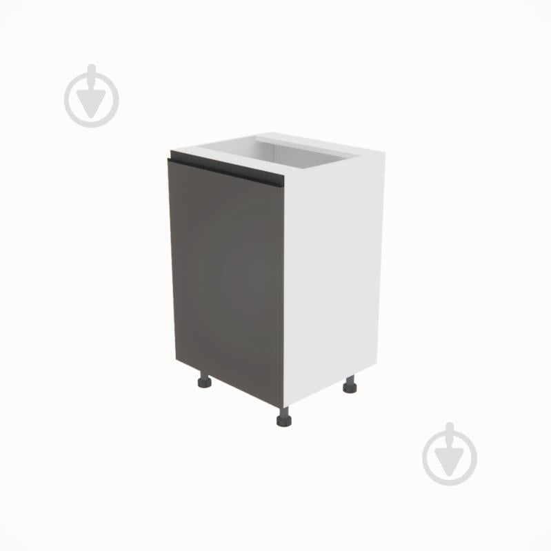 Тумба нижня Софі (Н 50 ліва) графіт сірий/білий Світ Меблів - фото 1 Тумба нижня Софі (Н 50 ліва) графіт сірий/білий Світ Меблів - фото 1