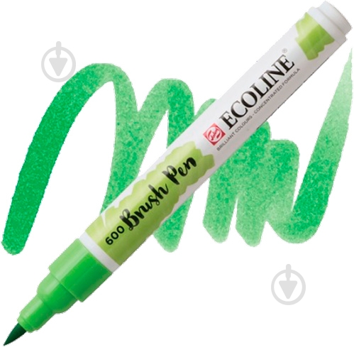 Маркер акварельный Ecoline Talens Brushpen 600 11506000 зеленый - фото 1 Маркер акварельный Ecoline Talens Brushpen 600 11506000 зеленый - фото 1