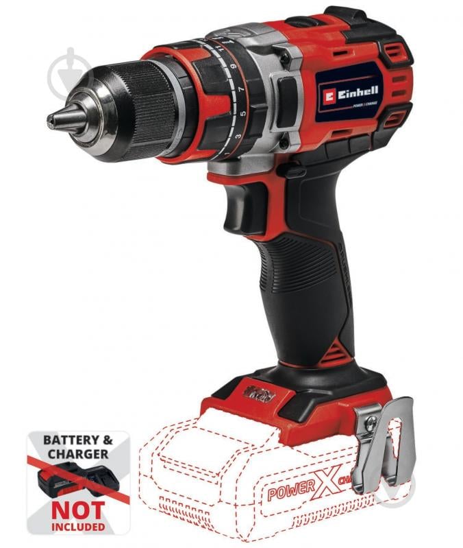 Шуруповерт ударный аккумуляторный Einhell TP-CD 18/50 Li-i BL - Solo 4513942 - фото 1