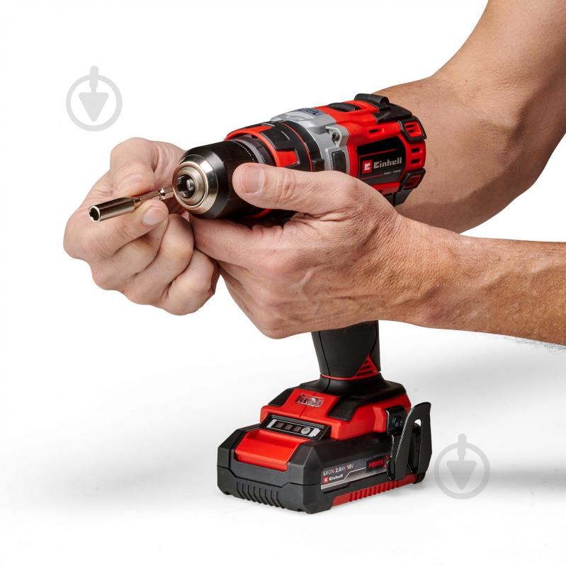 Шуруповерт ударный аккумуляторный Einhell TP-CD 18/50 Li-i BL - Solo 4513942 - фото 6