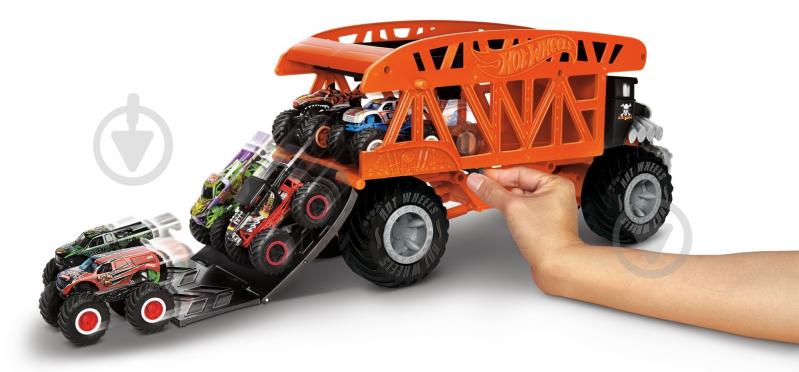 Спецмашина Hot Wheels Монстро-транспортер Бон шейкер GKD37 - фото 2 Спецмашина Hot Wheels Монстро-транспортер Бон шейкер GKD37 - фото 2