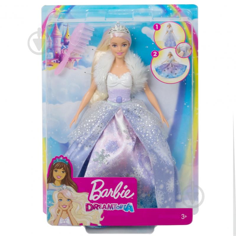 Лялька Barbie Dreamtopia Зимова принцеса GKH26 - фото 2
