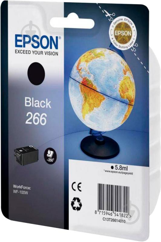 Картридж Epson WorkForce WF-100W C13T26614010 black - фото 2
