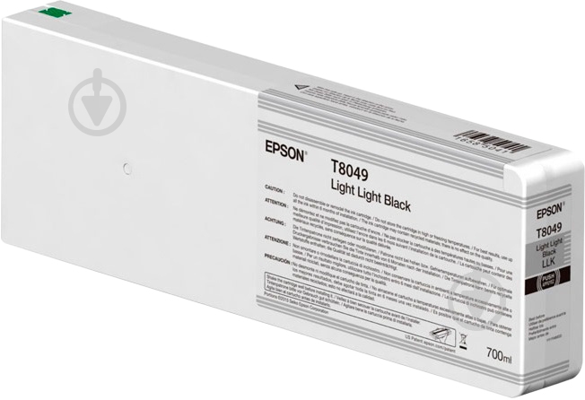 Картридж Epson SureColor 700 ml C13T804900 light light black - фото 1