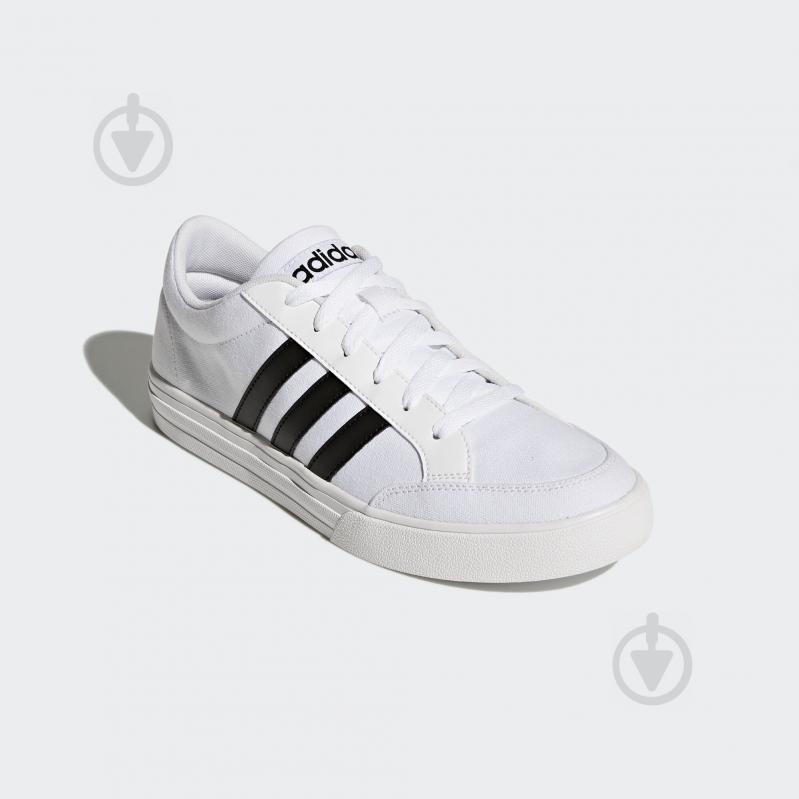 Кроссовки мужские демисезонные Adidas VS SET AW3889 р.41 1/3 белые - фото 4